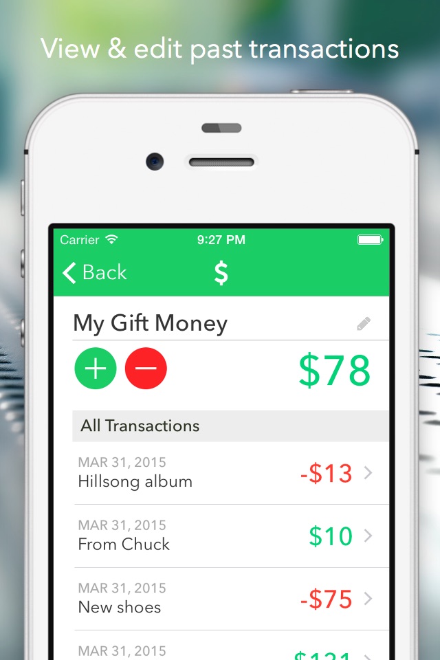 Unspent - Track your spending money screenshot 4