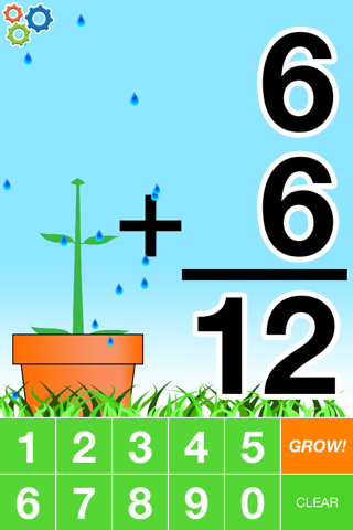 Math Flower Flash Cards screenshot 2