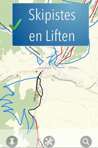 Saalbach-Hinterglemm Ski Map screenshot 2