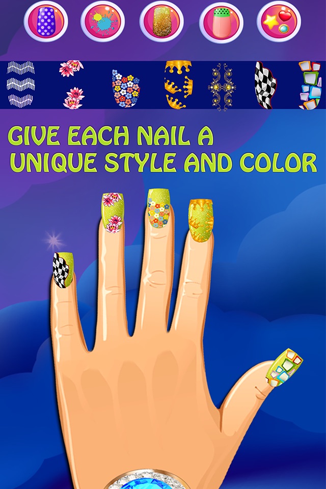 Hollywood Nail Salon-Nail Art Manicure for Girls screenshot 4