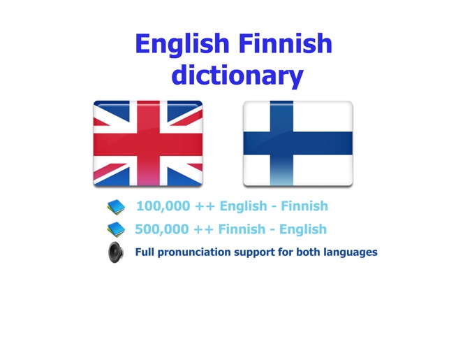 English Finnish best dictionary translator - Englanti Suomi paras sanakirja  kääntäjä on the App Store