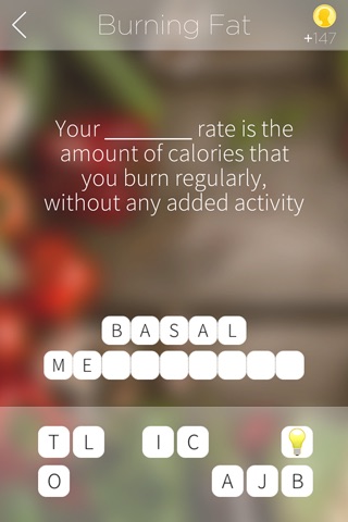 Weight Loss and Nutrition Quiz - Healthy Nutrients and Training for Fat Burning screenshot 3