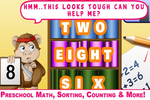 Preschool Math Class IQ - Educational Games for Toddlers and Kindergarten Kids - Learn Numbers, Counting and Spelling! screenshot 3
