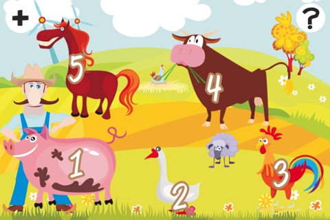 A Farmer-s Kids Game to Learn and Play with Happy Animal-s screenshot 3