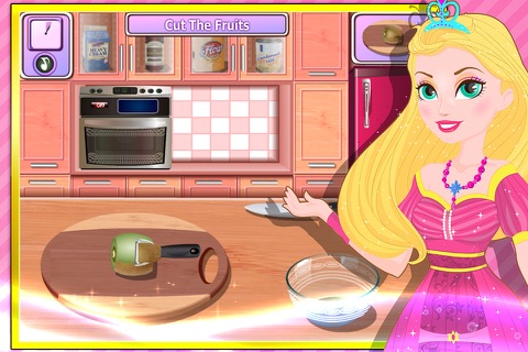 kids cooking game-panna cotta screenshot 2