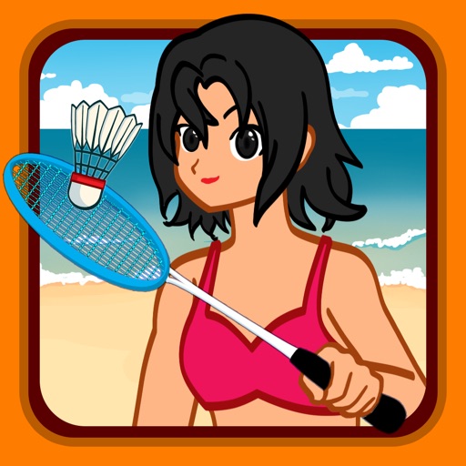 Beach Badminton Icon