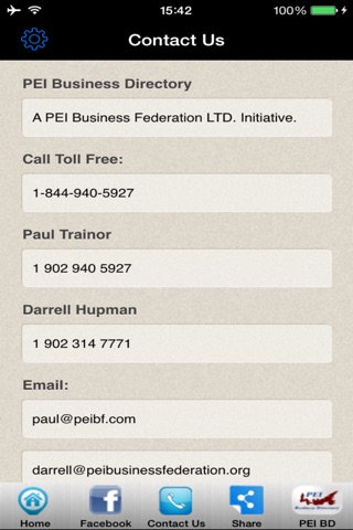 PEI Business Directory screenshot 2