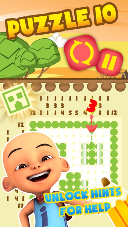 Upin&Ipin Nonogram