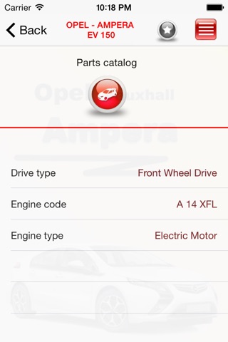 Запчасти Opel Ampera screenshot 3