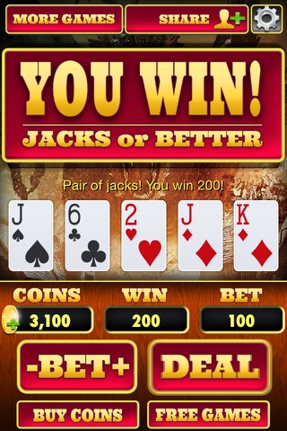 Dragon City Poker Flush - Play Video Poker and Atlantic City Casino Gambling Game for Free ! screenshot 2