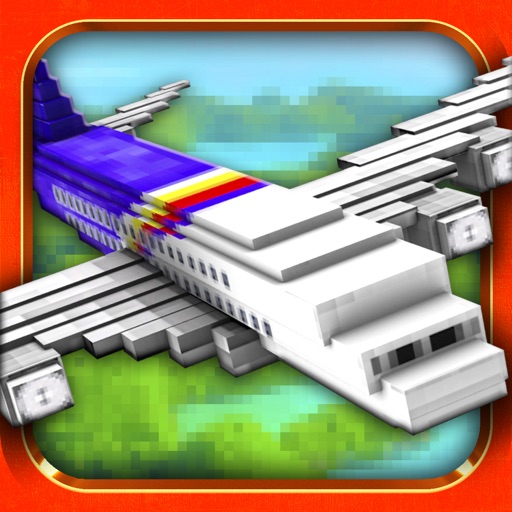 Mine Passengers - Blocky Air Craft Flying Game