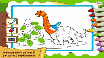 How to cancel & delete Marbel Mewarnai Dinosaurus from iphone & ipad 3