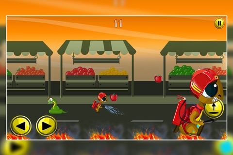 Emergency Inferno Turtle : The Firefighter Saving the Market Place - Gold screenshot 3