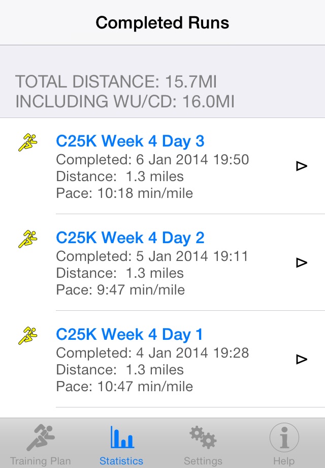 RunDouble (Go from couch to 5k in 9 weeks!) screenshot 4