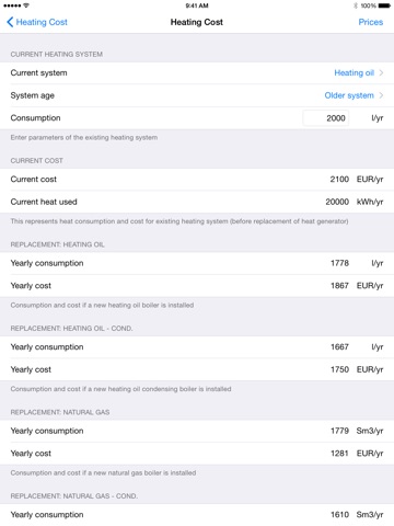 Heating Cost: compare systemsのおすすめ画像1