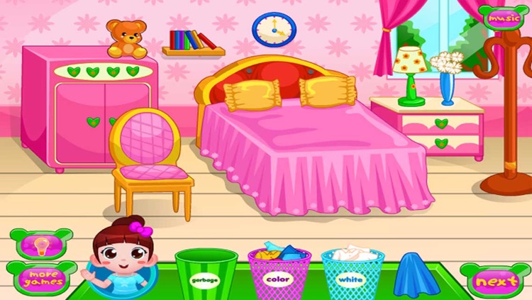 Clean up Girl Room