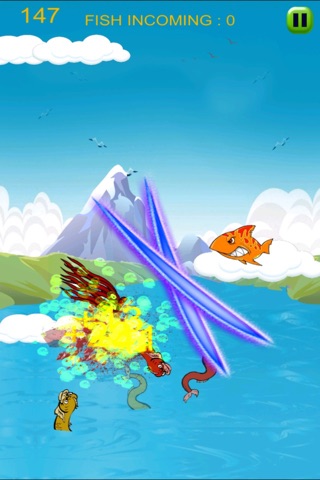 Crazy Ninja Fish Slasher Pro - best Ninja slash challenge game screenshot 4