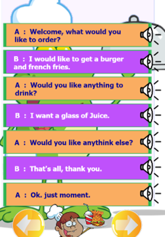 Food and drink English learn screenshot 3