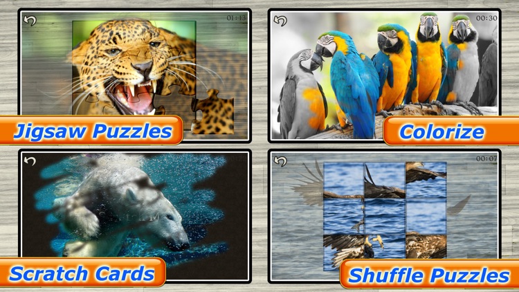 Amazing Wild Animals - Best Animal Picture Puzzle Games for kids