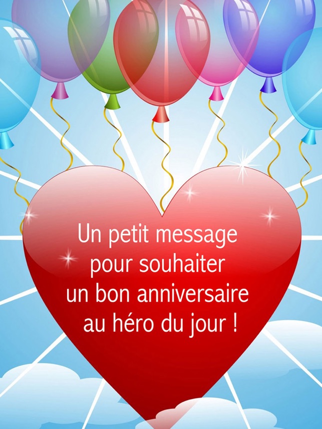 Joyeux Anniversaire Cartes De Voeux Bon Anniversaire Messages Dans L App Store