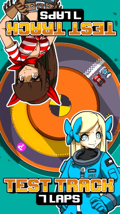 Blonde vs Brunette Racing - Two-player kart racing fun!