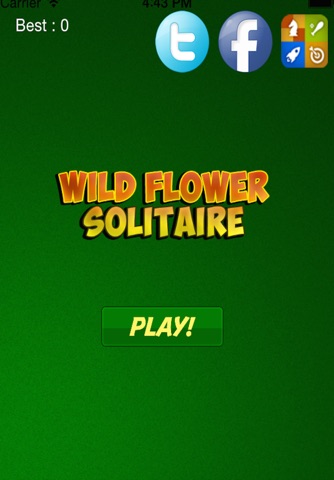 Wild Flower Power Solitaire Crown With Buddies Pro screenshot 2