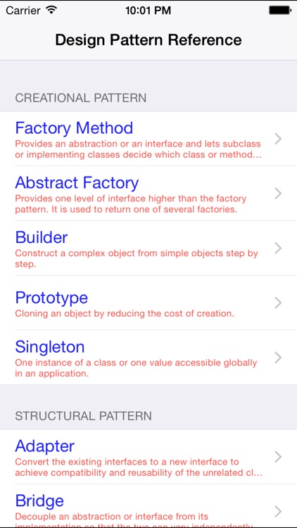 Design Pattern Reference
