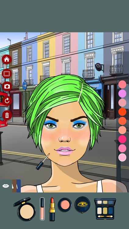 Walks in London! Dress Up, Make Up and Hair Styling game for girls screenshot-4