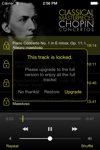 Chopin: Concertos screenshot 3