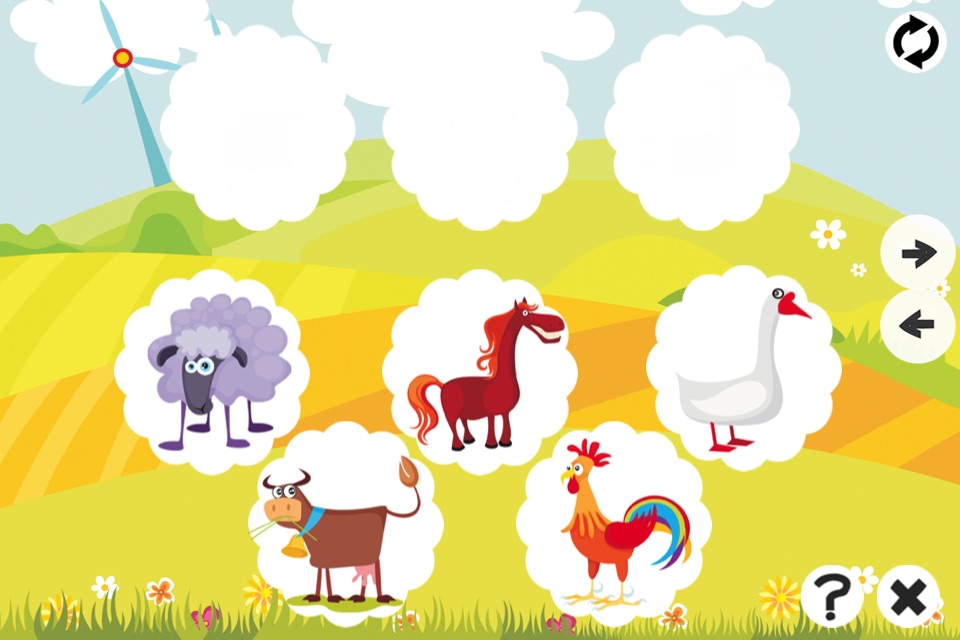 Animal Memorize! Learning and concentration game for children with farm animals screenshot 3