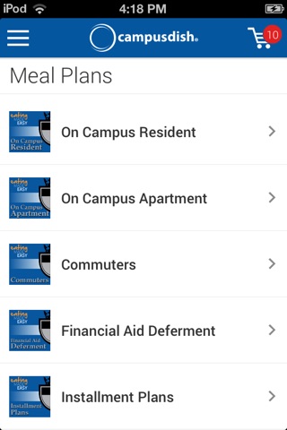 CampusDish screenshot 3