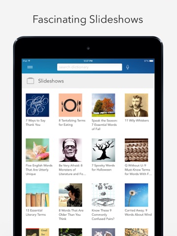 Dictionary.com for iPad screenshot 3