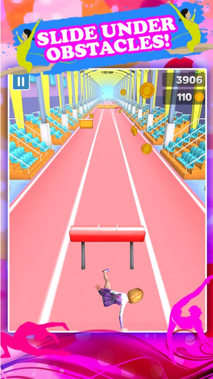 American Gymnastics Girly Girl Run Game FREE screenshot-3