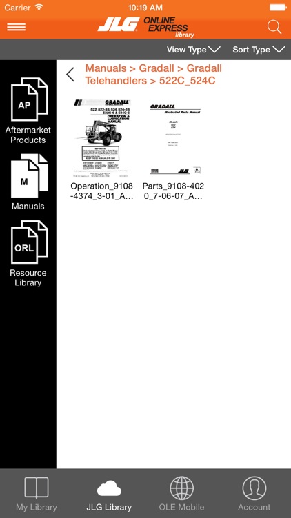 JLG Online Express Library screenshot-4