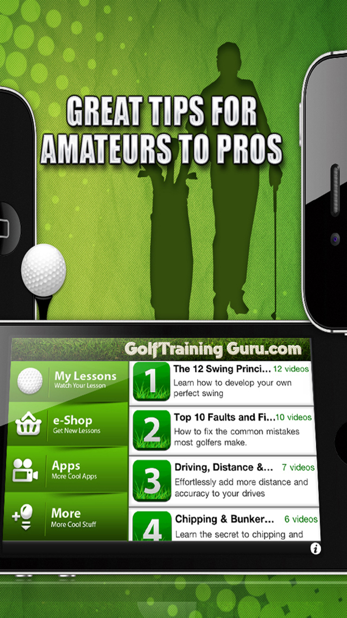 Golf Swing Coach HD FREE - Tips to improve putting drive tee-off time