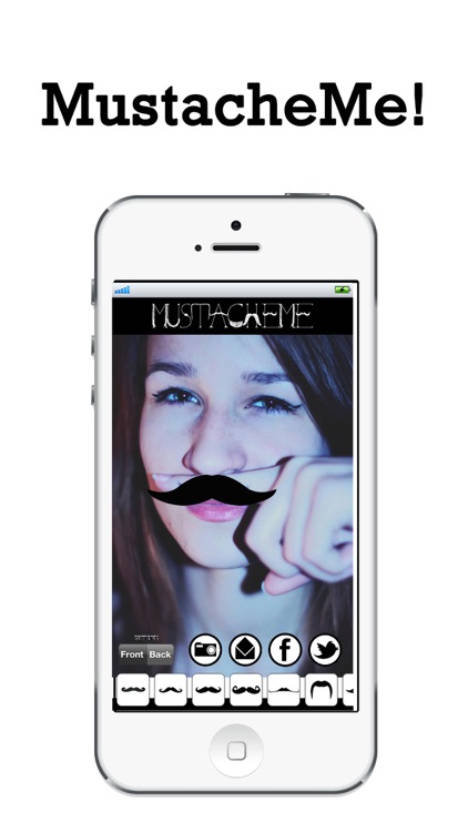 MustacheMe! Cool Moustaches over your face