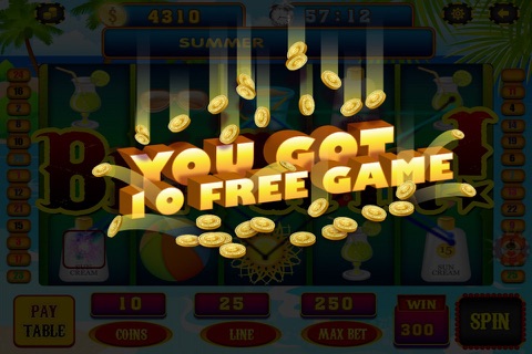 Slots Sand Casino in Vegas Golden Summer Vacation Pro screenshot 2