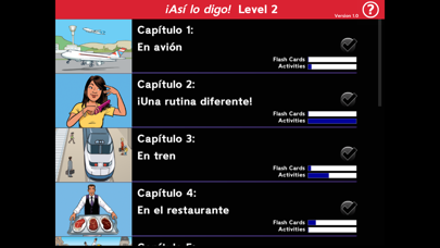 How to cancel & delete ¡Así lo digo! Level 2 from iphone & ipad 2