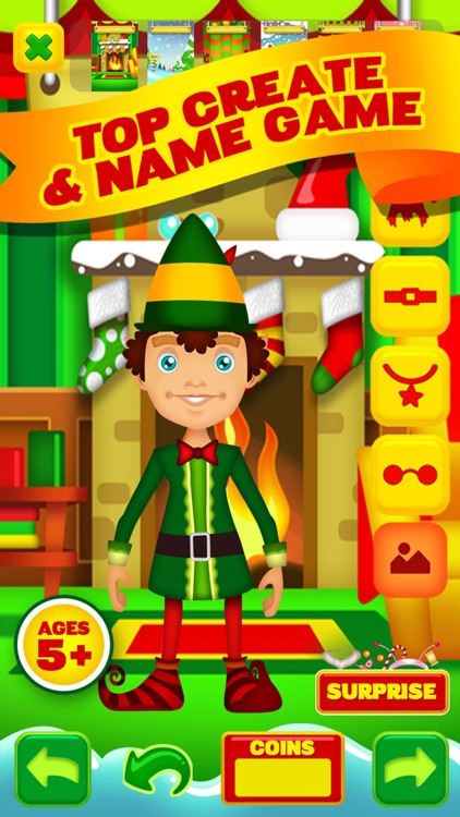 Name My Santas Amazing Little Helper North Pole Magic Builder Elf Design Game - Free App