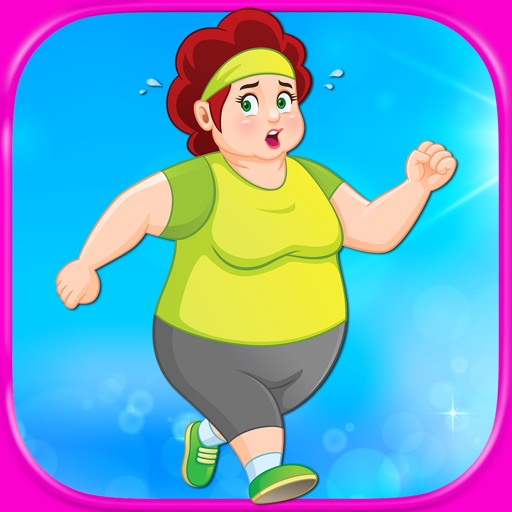 Fat Lady Fitness - Lose Weight & Burn Calories Exercise Games FREE icon