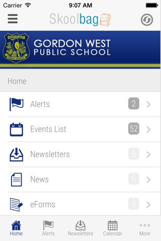 Gordon West Public School - Skoolbag screenshot 2