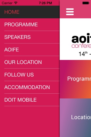 Aoife Conference 2014 screenshot 2