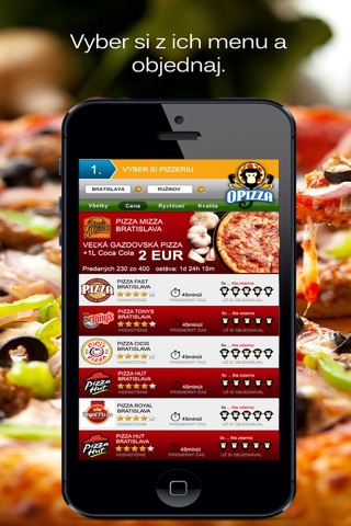 Opizza screenshot 2