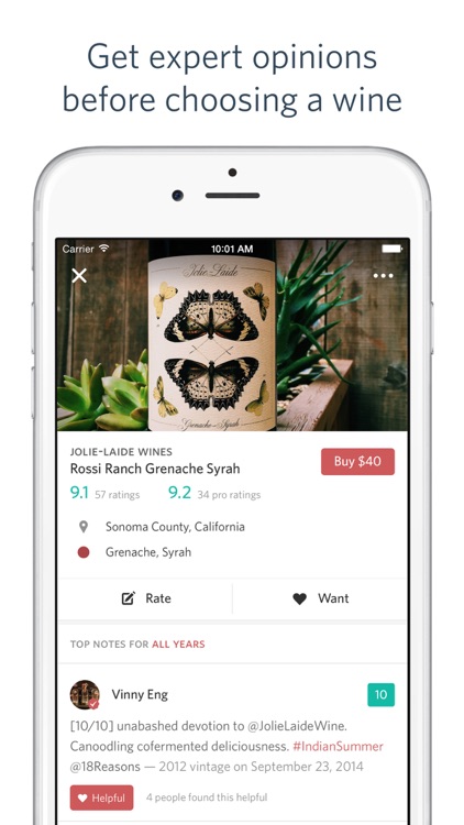 Delectable - Wine Scanner, Ratings & Reviews