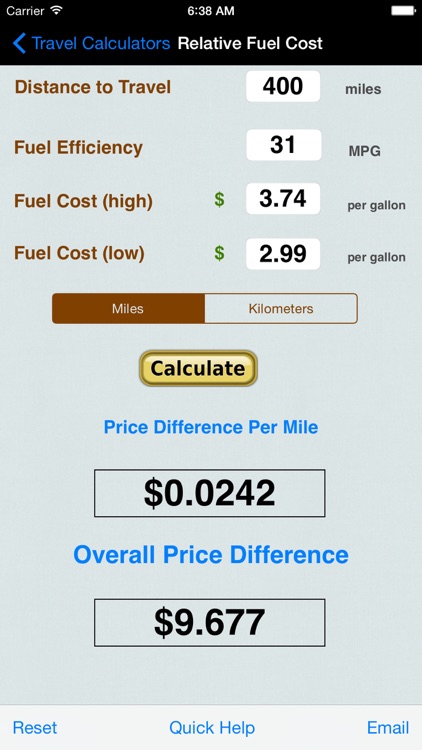 Automobile Trip Calculators & Converters