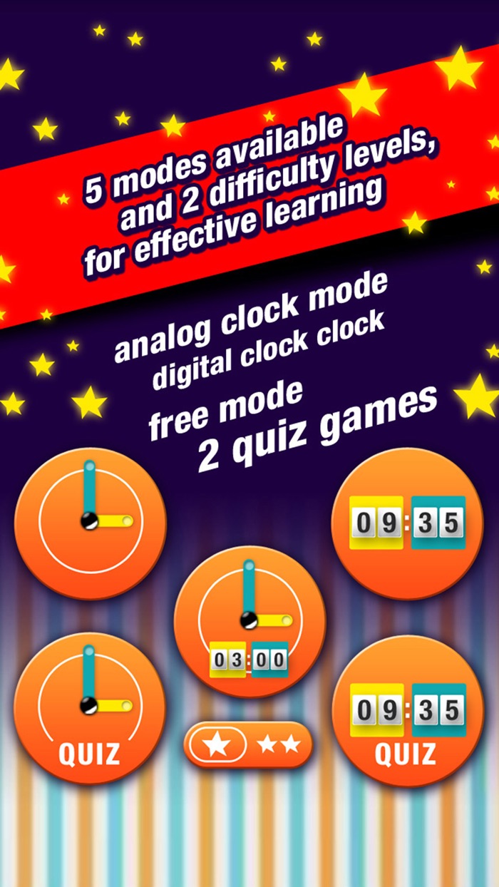 Telling Time for Kids - Game to Learn to Tell Time easily