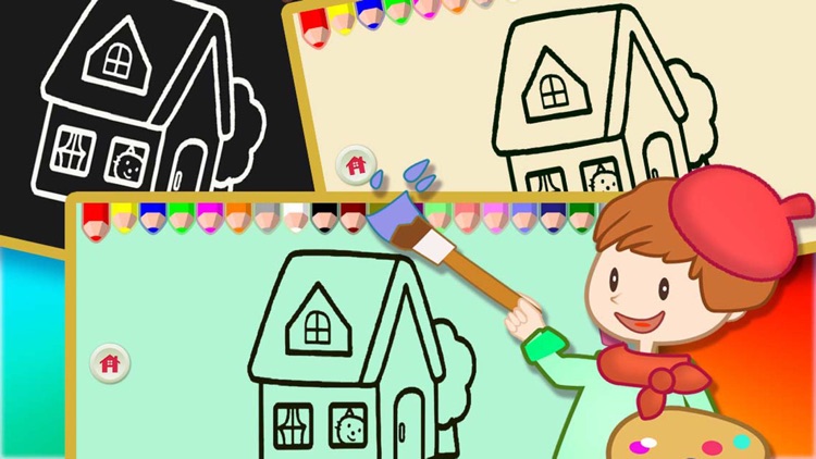 Coloring Book 8 - Making the buildings colorful screenshot-3