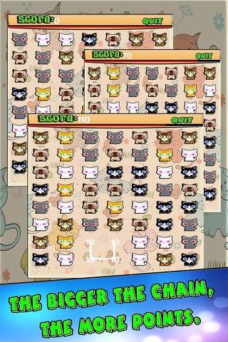 Cat Match Mania - Rescue Pretty Animals Puzzle Game FREE screenshot 4