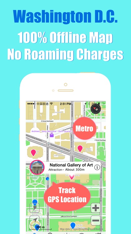 Washington D.C. travel guide and offline city map, BeetleTrip DC metro subway trip route planner advisor