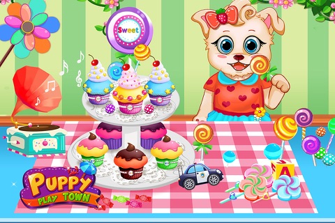 Little Puppy's Dream Town - Kids Play Mini Games screenshot 4